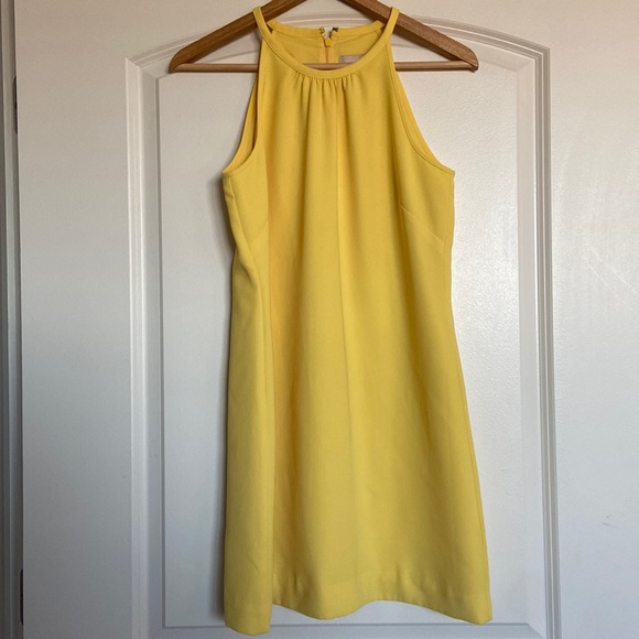 banana republic yellow halter dress Banana Republic Summer Yellow Halter Neck